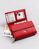 Women's leather wallet R-RD-38-GCL Red