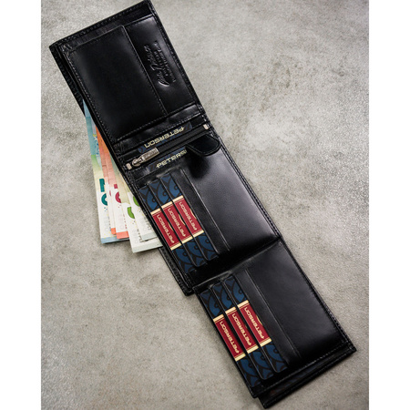 Portfel męski skórzany PTN N992-NGV Black