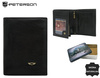 Men's leather wallet PTN N4L-VT BLACK