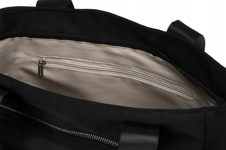 Women's shopper bag PTN CTY-06 Black