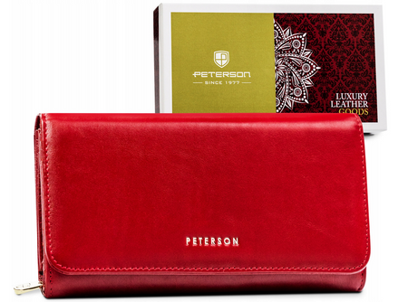 PETERSON PTN 421077-SG RFID leather wallet