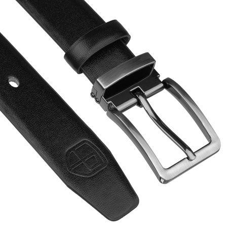 Pasek damski wąski PTN STU-03 Black