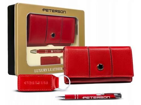 Peterson zestaw portfel+długopis+brelok PTN ZD36