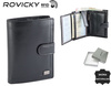 Portfel skórzany RFID ROVICKY PC-104L-BAR