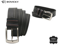 Leather belt ROVICKY R-PI-03