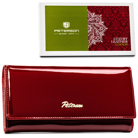 Portfel damski skórzany PTN BC-42122 Red