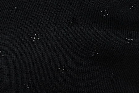 Women's Hat Decorated with Crystals PETERSON PTN HAT-04 Black