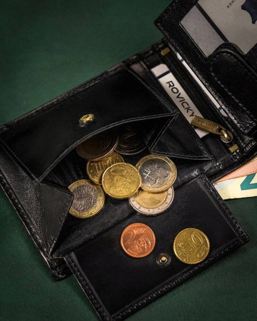 ROVICKY 22320-VT-RVT Black RFID leather wallet