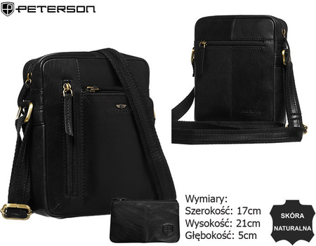 Torba skórzana + Etui PTN YP002-TUM Black