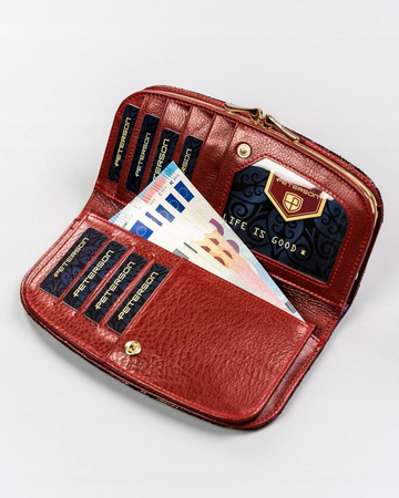 PETERSON PTN 42123-MD RFID leather wallet