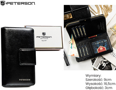 Portfel damski PU PTN 008-HF Black