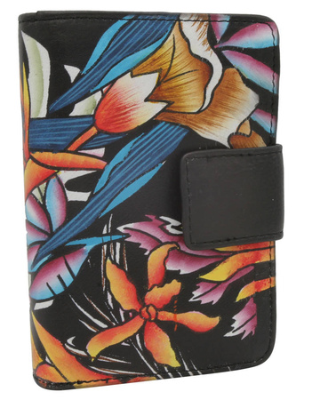 Women's leather wallet R-N109-ART