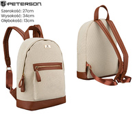 Plecak damski R-CAN-05 Nat-Black