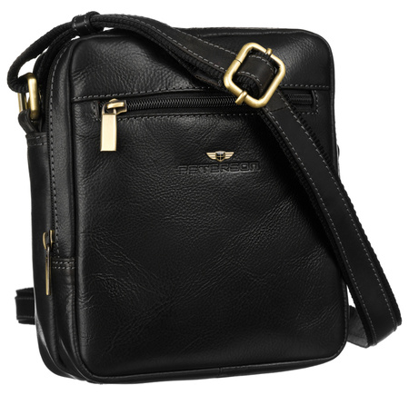 PTN leather bag TB-709-COM BLACK