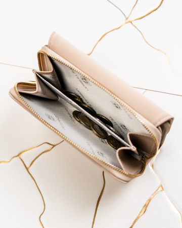 Portfel damski eko PTN 001-THU Beige