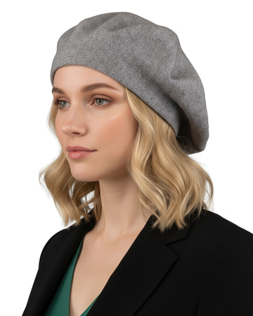 Beret damski BER-A10 Gray