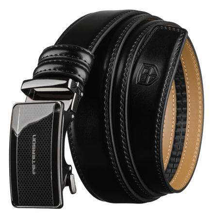 Pasek męski skórzany PTN A018-AS Black