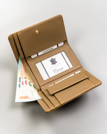 Portfel damski na blistrze PP-SF-1077-A-BL Beige