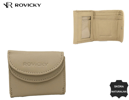 Portfel damski skórzany R-17-LFN Beige