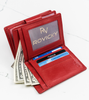 Portfel damski skórzany RD-04-GCL Red