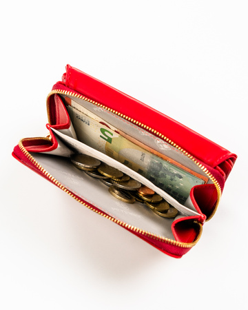 Portfel damski skórzany PTN 76112-BFBC Red