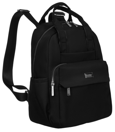 Black women's backpack PTN CPY-03 Black