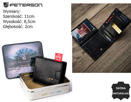 Portfel męski skórzany PTN N78-VT Black