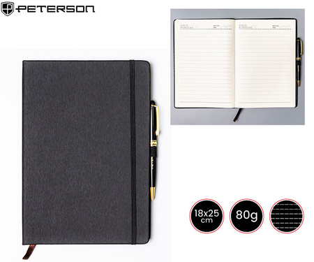 Notes Peterson PTN NOT-6-LN-Q1Black