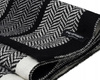 Elegant men's scarf by Peterson PTN SA100-02 Black