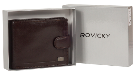 Portfel skórzany RFID ROVICKY PC-103L-BAR