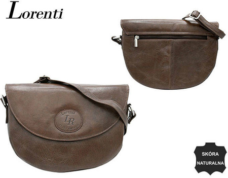 Women's leather handbag LR-TSL-12-GVT Brown