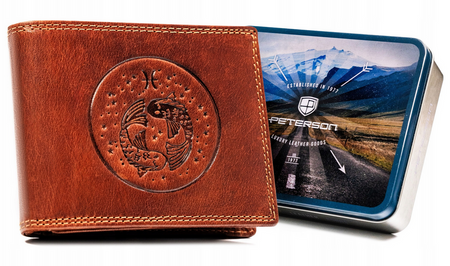 PETERSON PTN N992-EBS RFID leather wallet