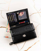Gift set: leather wallet and key ring PETERSON PTN SET-D-02-KCS