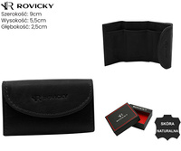 Porfel męski skórzany R-M01-LWC Black