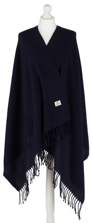 Large Women's Plaid Scarf with Fringes by Peterson SP100 Grey