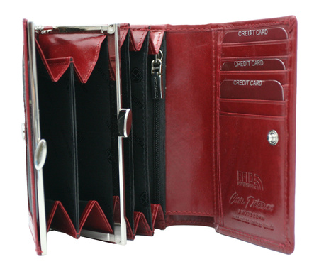 Portfel damski skórzany PTN 24892-TVT Red