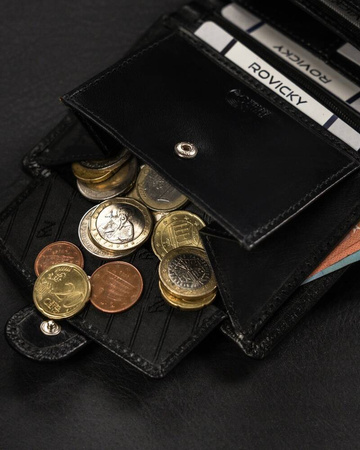 ROVICKY RFID leather wallet RV-7680272-9-BCA