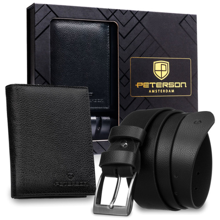 Zestaw portel+pasek PTN N4-SPDM-BW Black