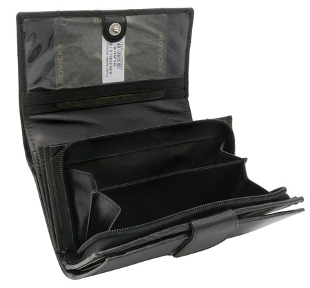 Portfel damski skórzany R-RD-21-GCL-Q Black
