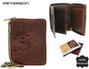 PETERSON PTN N4C-02-HWM-1230 men's RFID leather wallet
