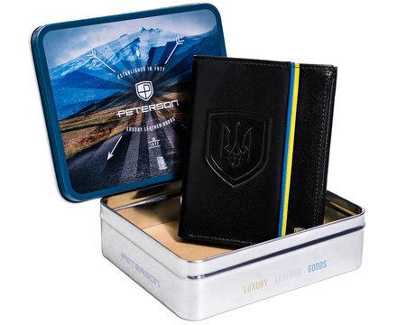 PETERSON 303UP-5590 RFID leather wallet