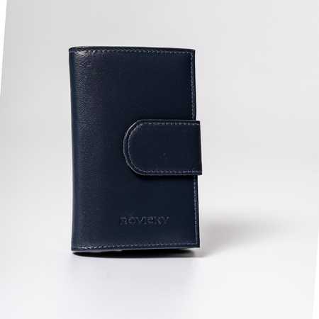 Portfel damski skórzany R-RD-40-GCL Navy