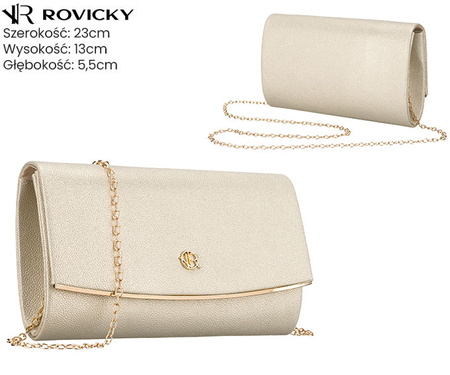 Torebka kopertówka R-XS028-1 Gold