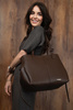 Torebka damska PU PTN TOR-ALE-26 Brown