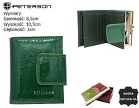 Portfel damski skórzany PTN 42329-SH Green