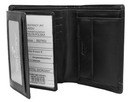 Portfel męski skórzany N890-CMC Black