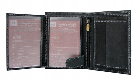 Leather wallet Always Wild N4-JEANS