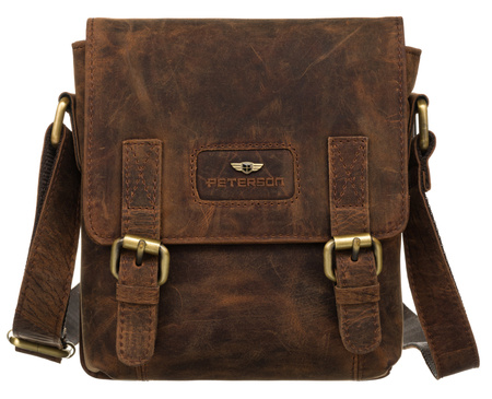 Torba skórzana PTN 996-S-NSH Tan