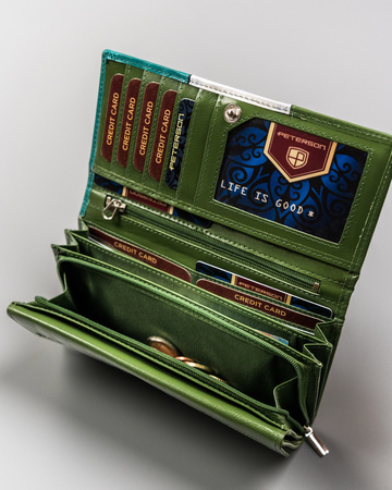 PETERSON PTN RD-12-GCL-S RFID leather wallet