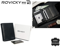 Portfel skórzany RFID ROVICKY N4-PZ-CCR-RFID